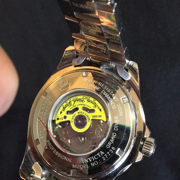 SOLD Invicta GrandDiver Auto 2.07c DmndOpenHeart - Picture 5 of 6